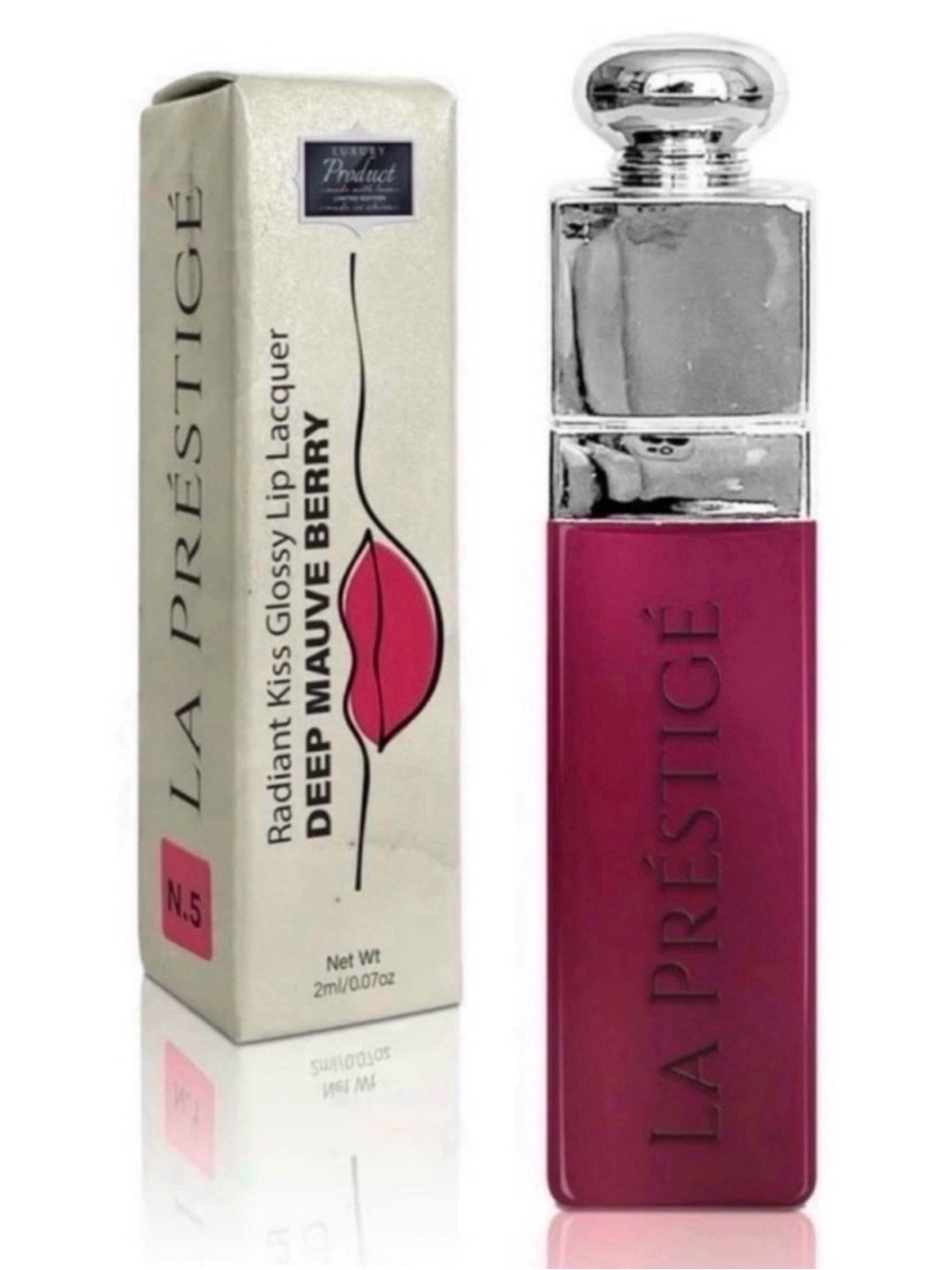 PREDIRE LA PRESTIGE Deep Radiant Kiss Glossy Lip Lacquer - Deep Mauve Berry